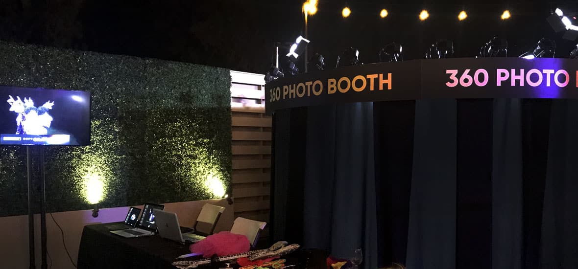 360 Photo Booth at Abbott 80's Party
