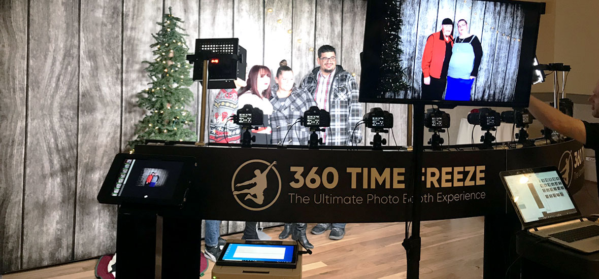 180 Photo Booth at Zija Christmas Party